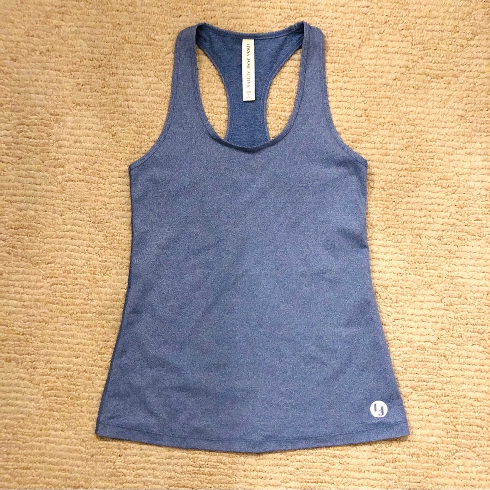 Lorna Jane Heathered blue Excel Tank